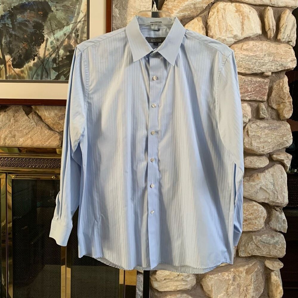 Kenneth cole reaction button down wrinkle free slim fit shirt
